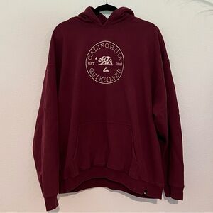 Quiksilver California Hoodie Classic Pullover Style Sweater